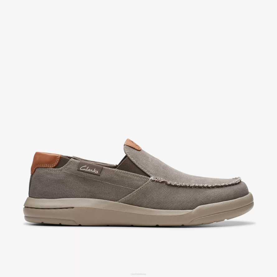 Clarks „driftlite“ žingsnis H2XV898 taupe drobė
