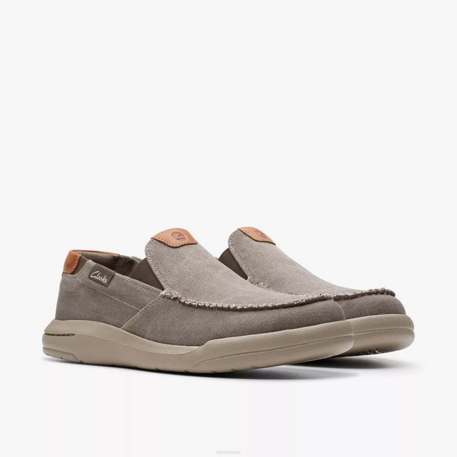 Clarks „driftlite“ žingsnis H2XV898 taupe drobė