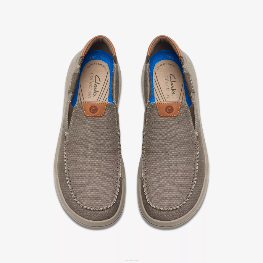 Clarks „driftlite“ žingsnis H2XV898 taupe drobė