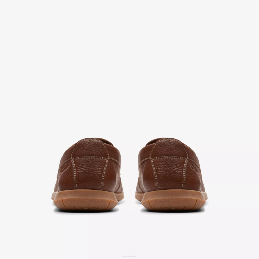 Clarks flexway žingsnis H2XV888 šviesiai ruda oda