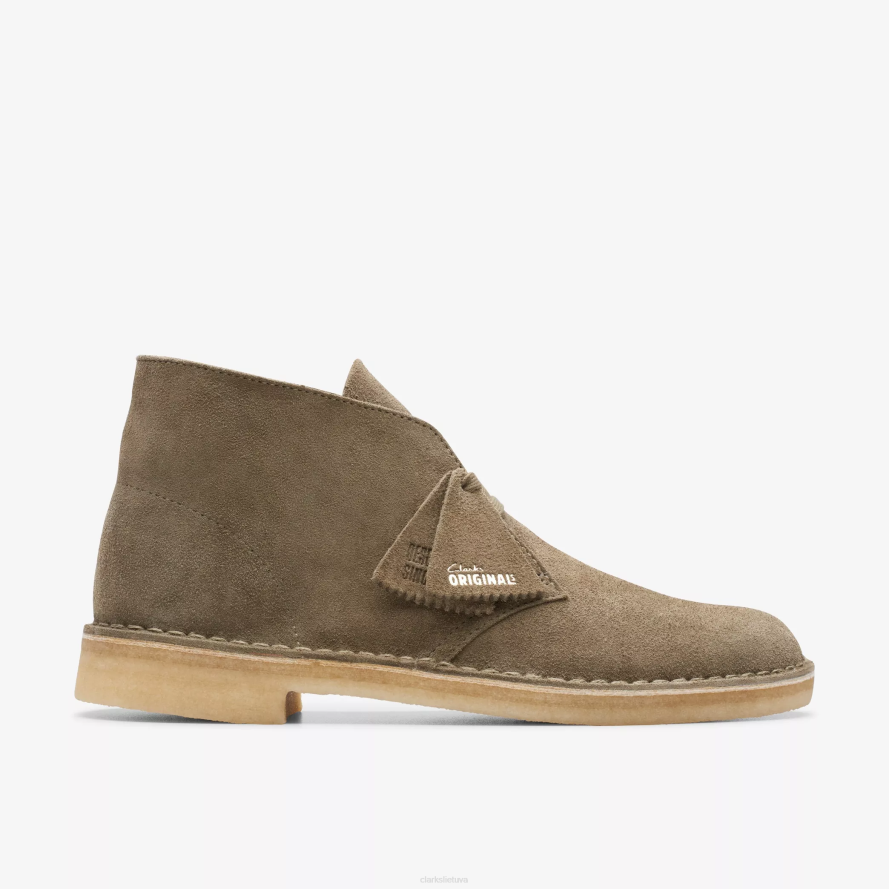 Clarks dykumos batas H2XV801 blyški chaki zomša
