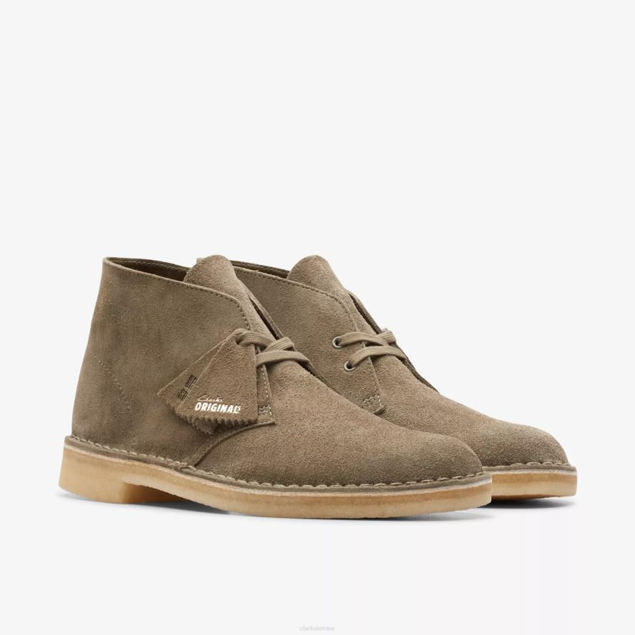 Clarks dykumos batas H2XV801 blyški chaki zomša