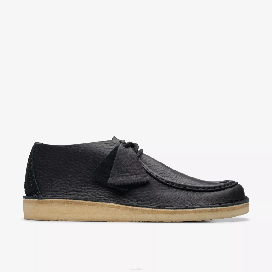 Clarks dykumos klajoklis H2XV802 juoda oda