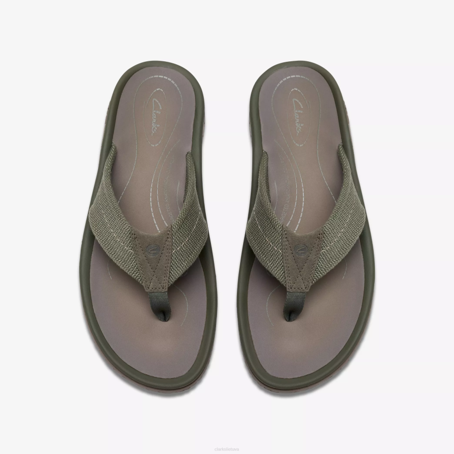 Clarks Wesley diržas H2XV878 alyvuogių