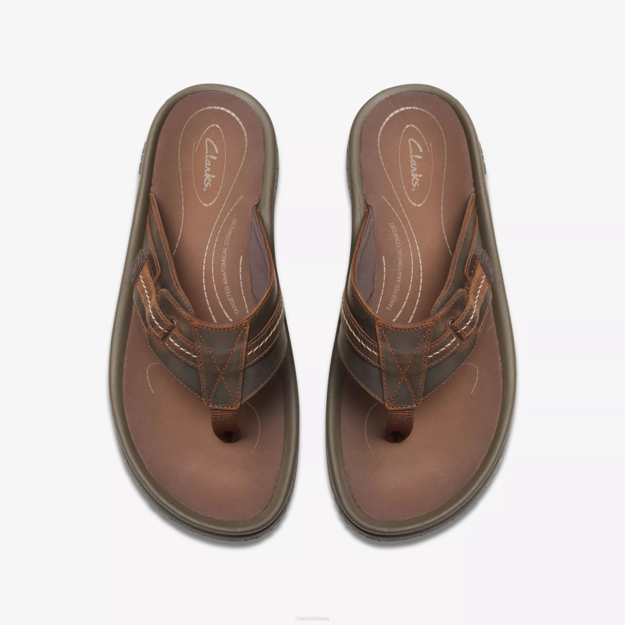 Clarks Wesley saulė H2XV872 bičių vaško oda