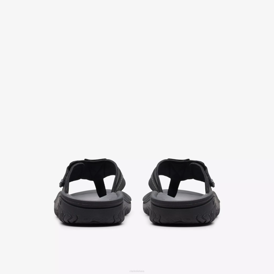 Clarks Wesley saulė H2XV873 juoda oda