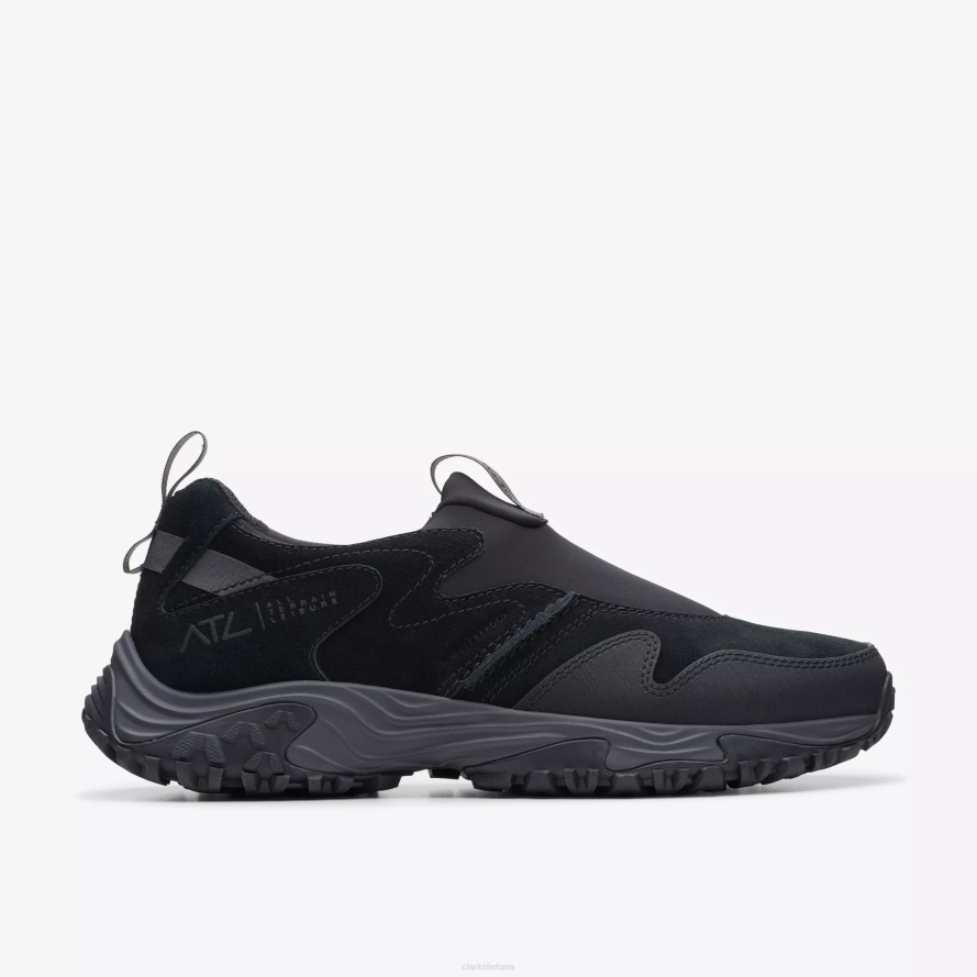 Clarks Atl Walk Step atsparus vandeniui H2XV857 juoda oda