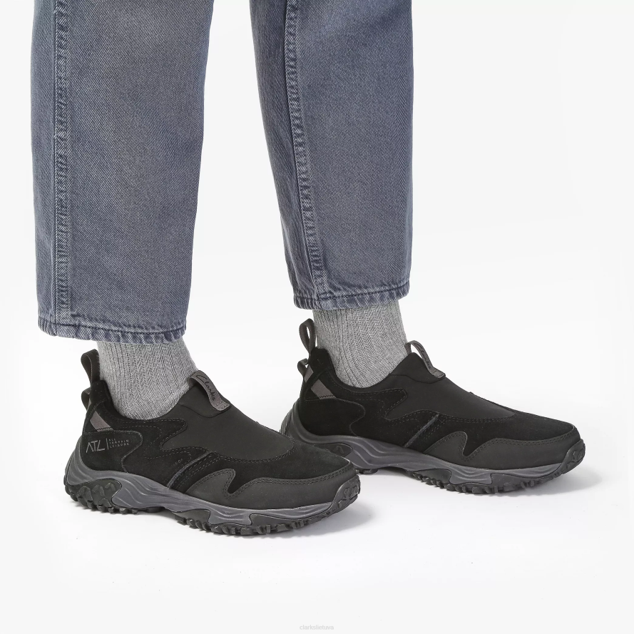 Clarks Atl Walk Step atsparus vandeniui H2XV857 juoda oda