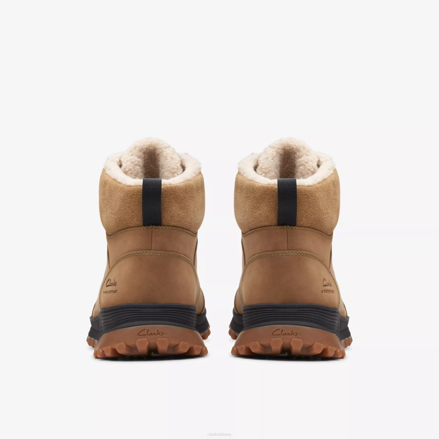 Clarks atl trek up atsparus vandeniui H2XV859 šiltas tamsus smėlis