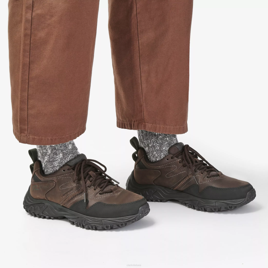 Clarks atl walk go atsparus vandeniui H2XV861 tamsiai ruda oda
