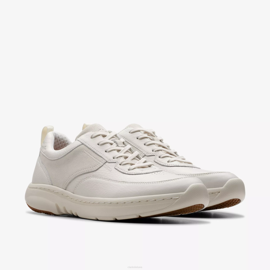 Clarks clarks pro nėriniai H2XV825 balta oda