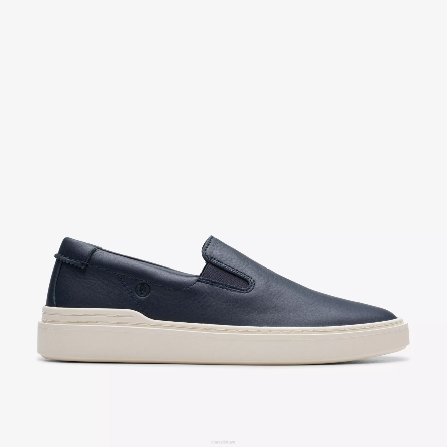 Clarks craft Swift go H2XV821 tamsiai mėlyna oda