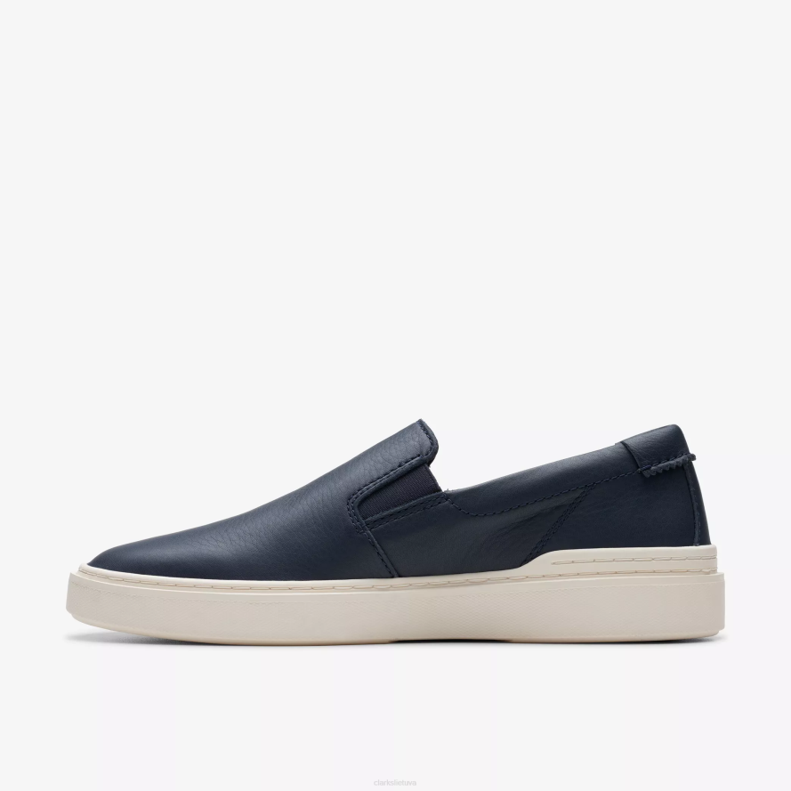 Clarks craft Swift go H2XV821 tamsiai mėlyna oda