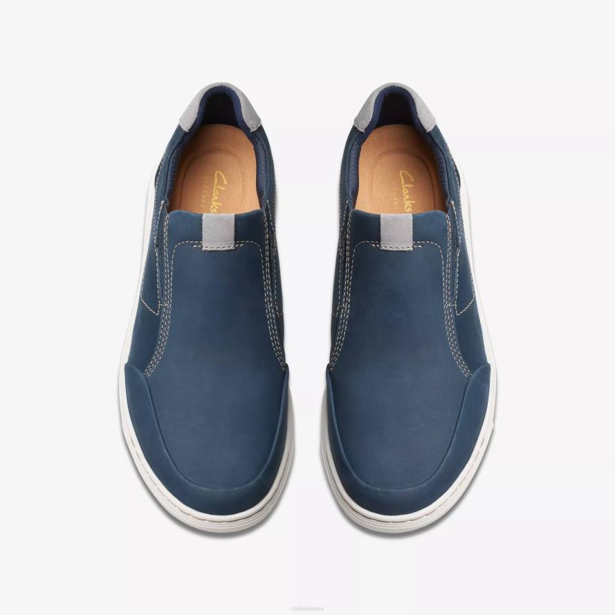 Clarks žemėlapio akmens laiptelis H2XV811 jūrinis nubukas