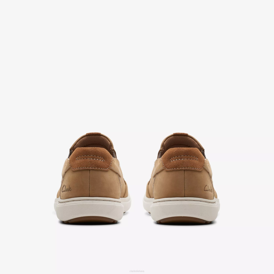 Clarks žemėlapio akmens laiptelis H2XV812 smėlio nubukas