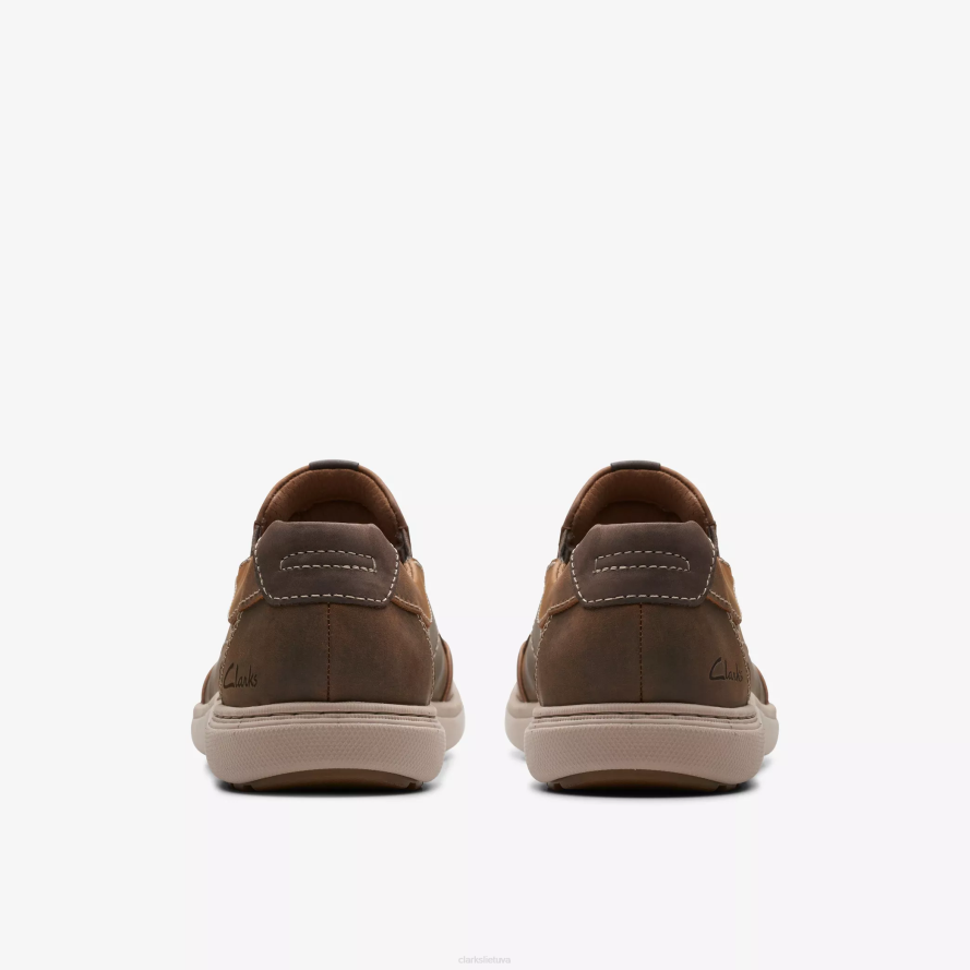 Clarks žemėlapio akmens laiptelis H2XV813 bičių vaško oda