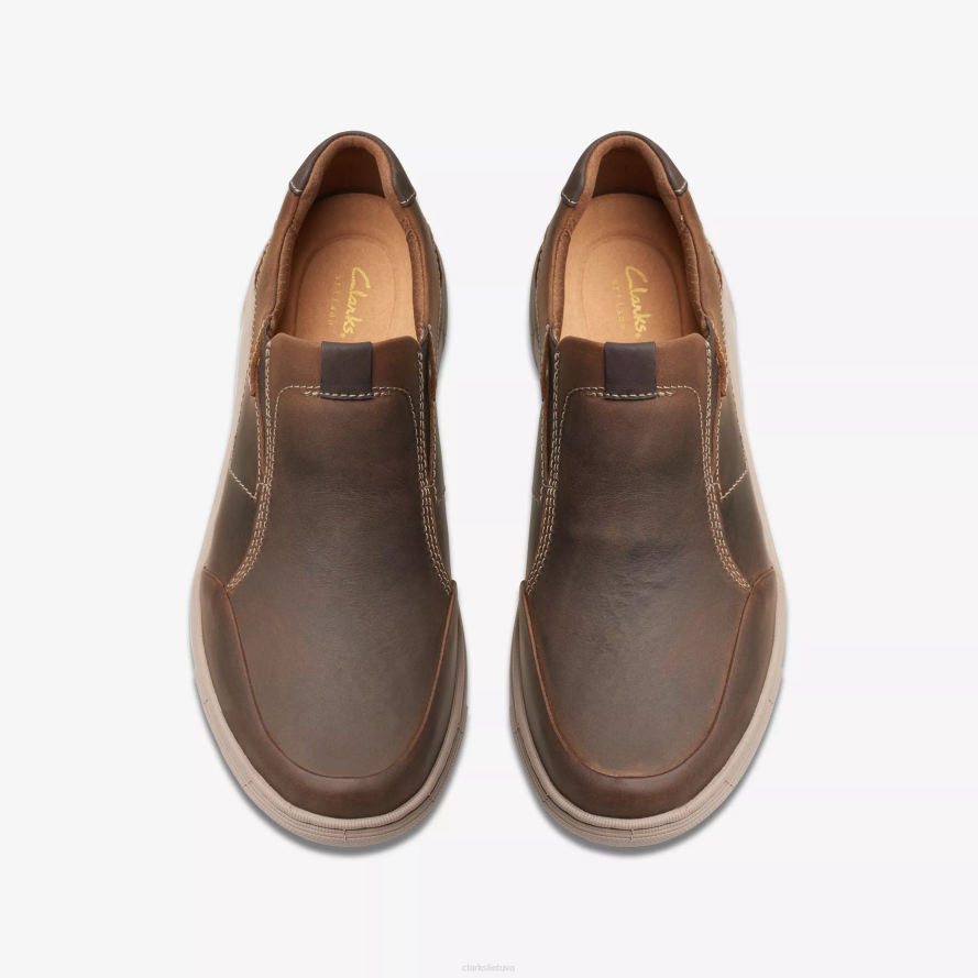 Clarks žemėlapio akmens laiptelis H2XV813 bičių vaško oda