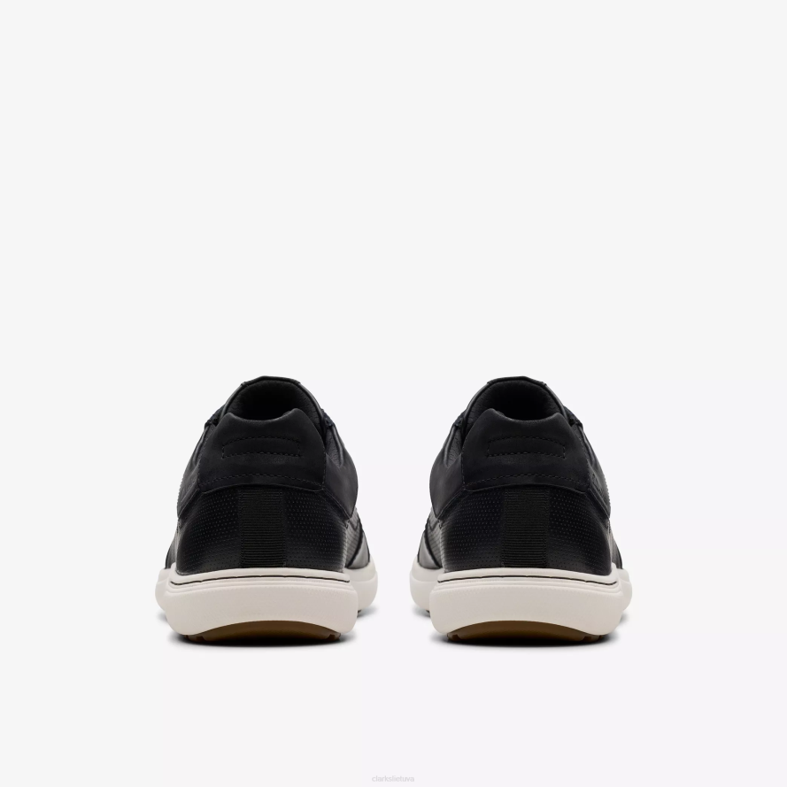 Clarks žemėlapio akmens nėriniai H2XV809 juoda oda