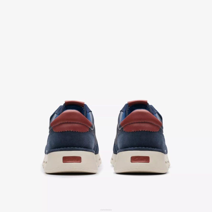 Clarks gamta x vienas H2XV831 tamsiai mėlyna oda
