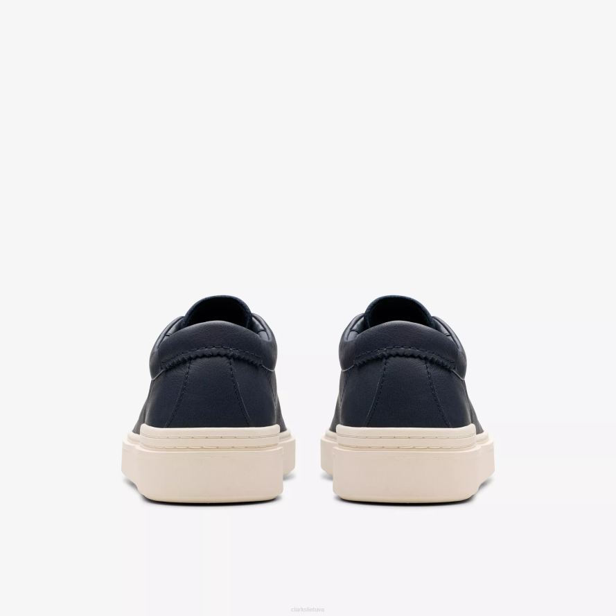 Clarks greitas amatas H2XV818 tamsiai mėlyna oda