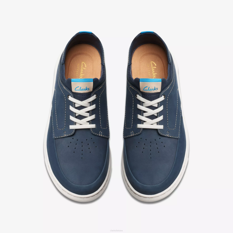 Clarks mapstone lengvas H2XV852 jūrinis nubukas