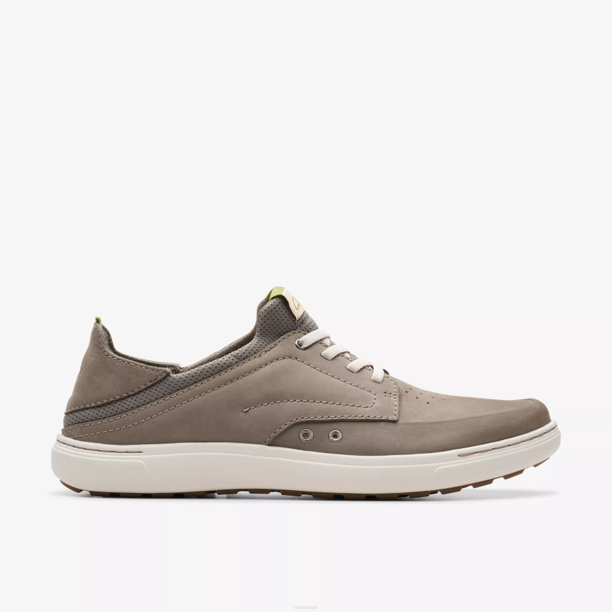 Clarks mapstone lengvas H2XV853 tamsiai pilkas nubukas