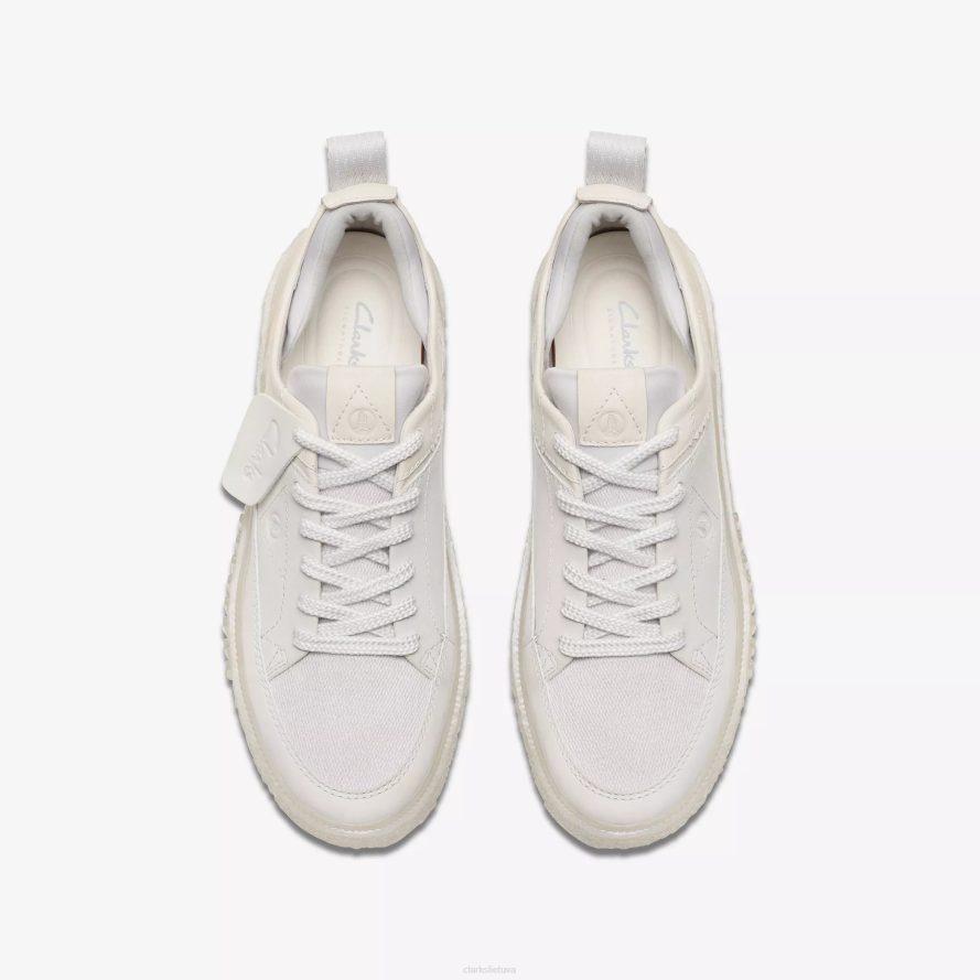 Clarks somerset nėriniai H2XV816 beveik baltas nubukas