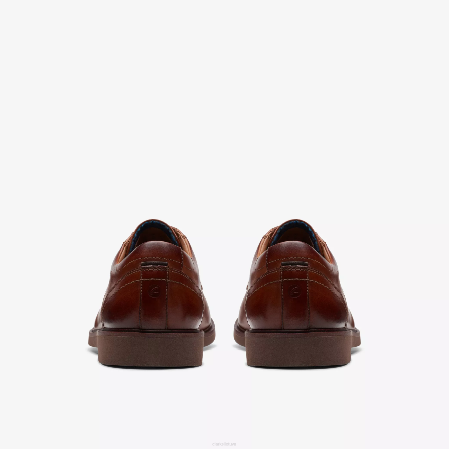Clarks malmedžio nėriniai H2XV783 rudos odos