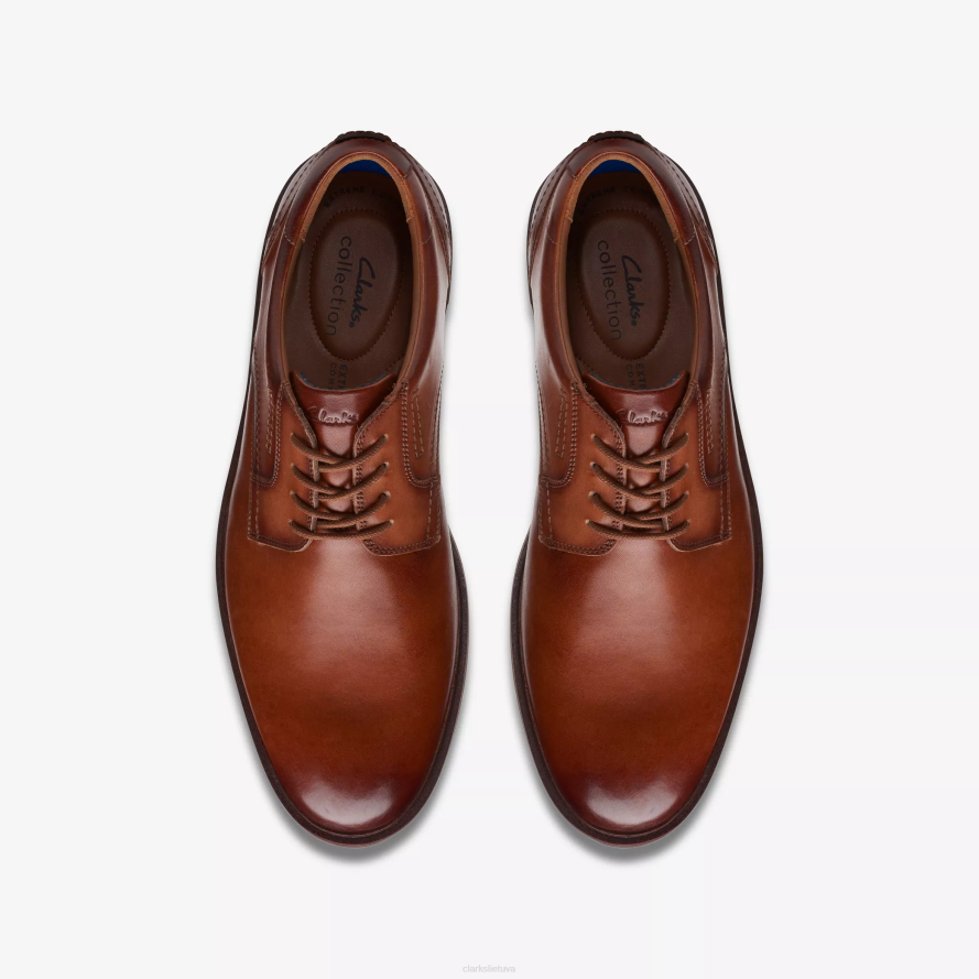 Clarks malmedžio nėriniai H2XV783 rudos odos