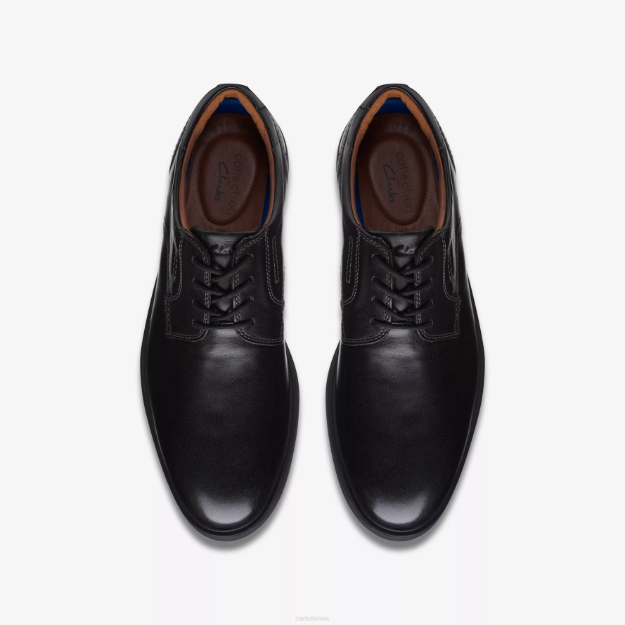 Clarks malmedžio nėriniai H2XV785 juoda oda