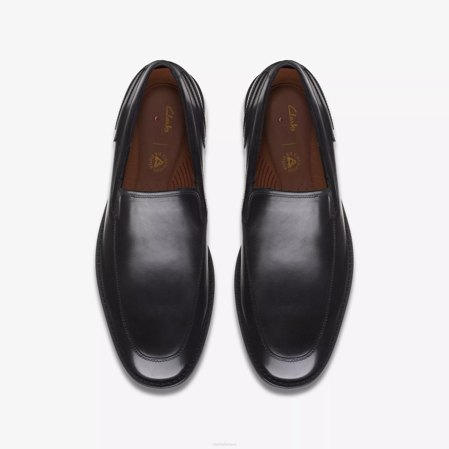 Clarks un hugh žingsnis H2XV786 juoda oda