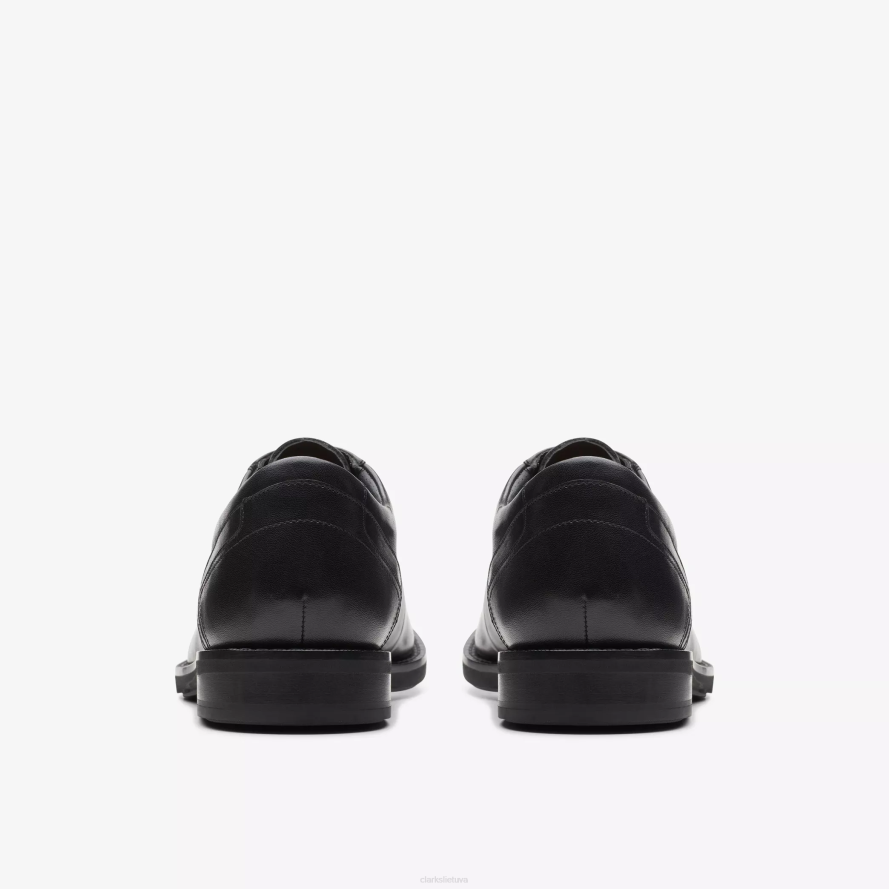 Clarks un hugh nėriniai H2XV789 juoda oda