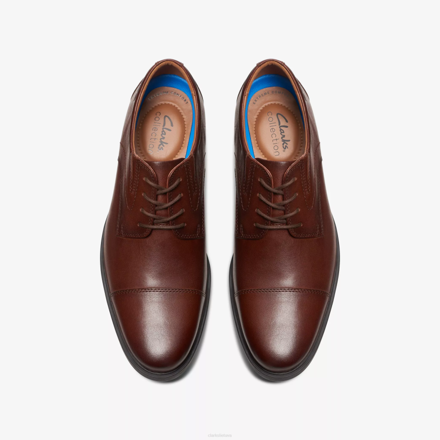 Clarks whiddon kepuraitė H2XV782 raudonmedžio oda