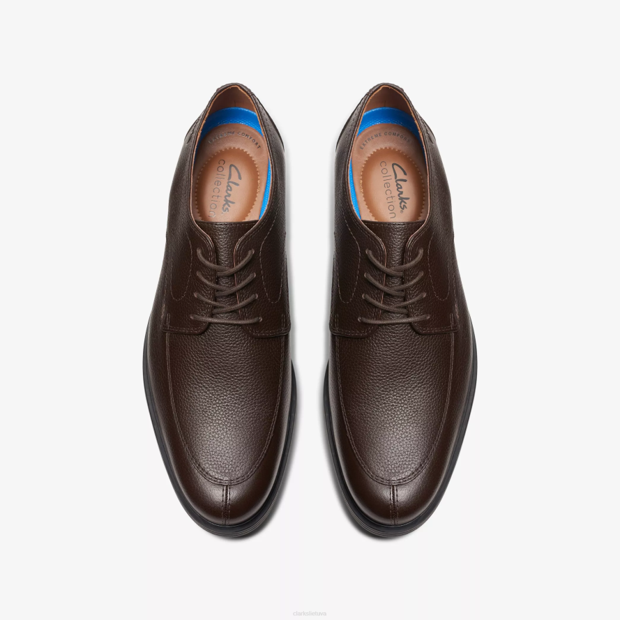 Clarks whiddon prijuostė H2XV798 tamsiai rudos spalvos nukrito