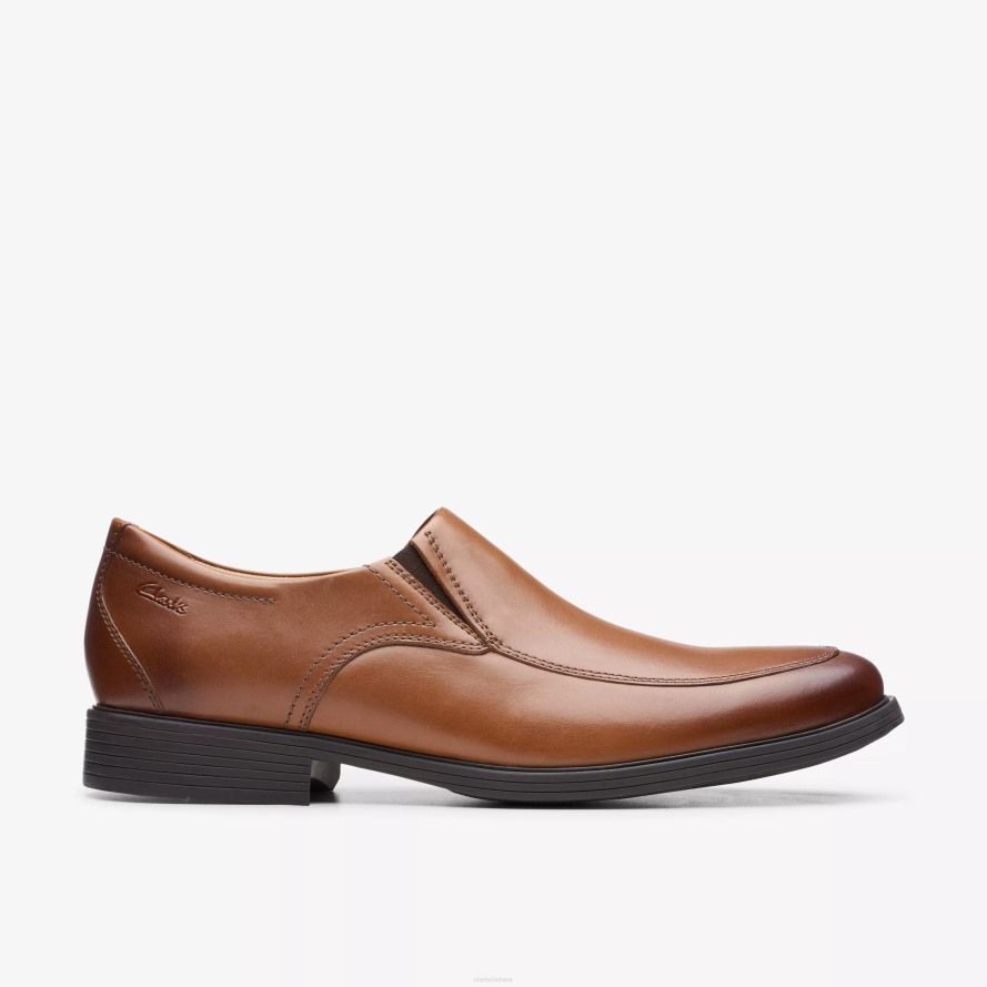 Clarks whiddon step H2XV790 tamsiai rudos spalvos oda