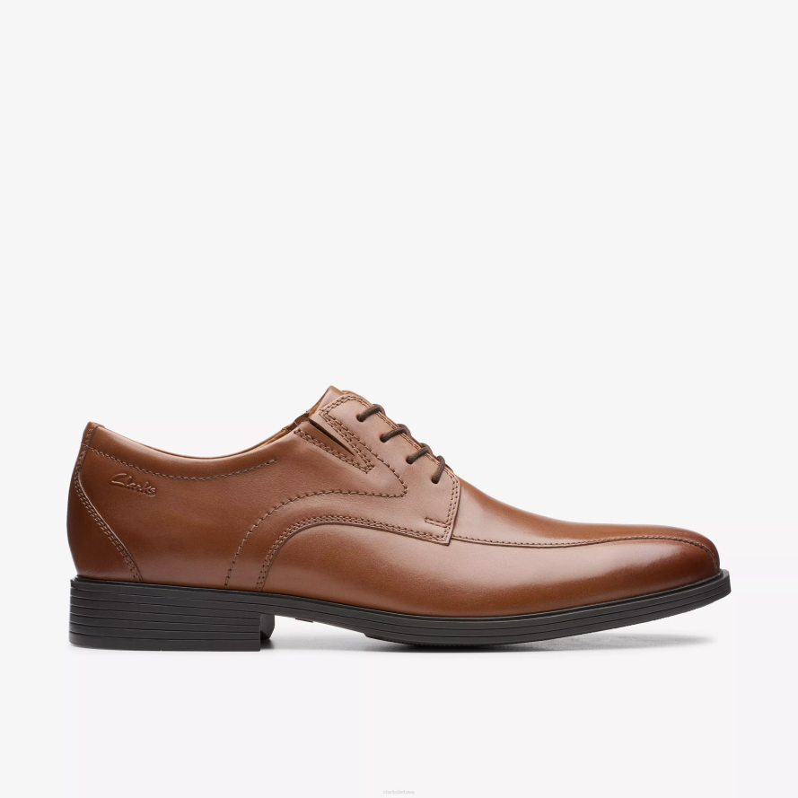 Clarks whiddon tempas H2XV795 tamsiai rudos spalvos oda