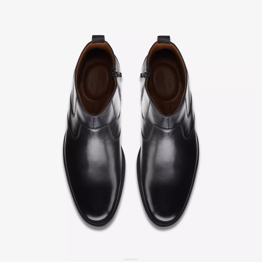 Clarks whiddon užtrauktukas H2XV800 juoda oda