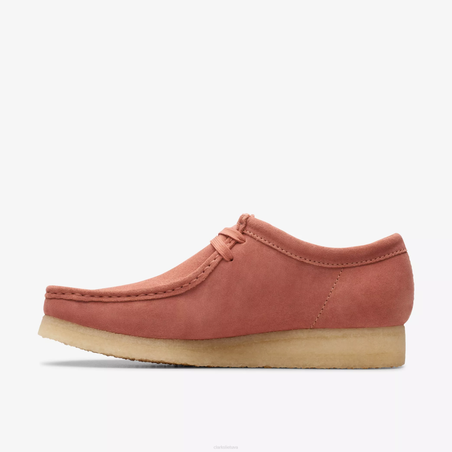 Clarks Wallabee H2XV660 terakotos zomšos