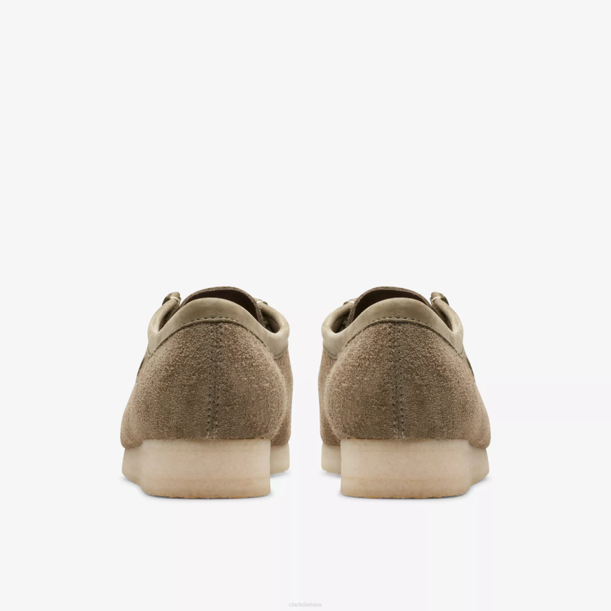 Clarks Wallabee H2XV662 blyški chaki zomša