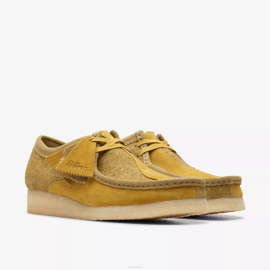 Clarks Wallabee H2XV675 alyvuogių derinys