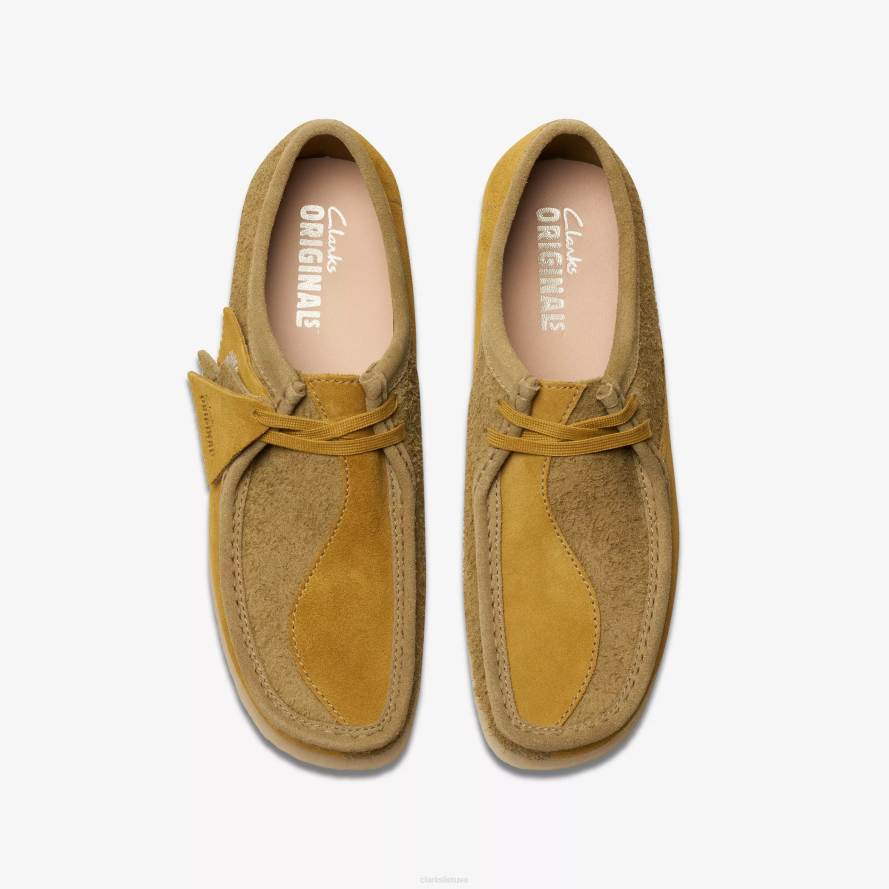Clarks Wallabee H2XV675 alyvuogių derinys