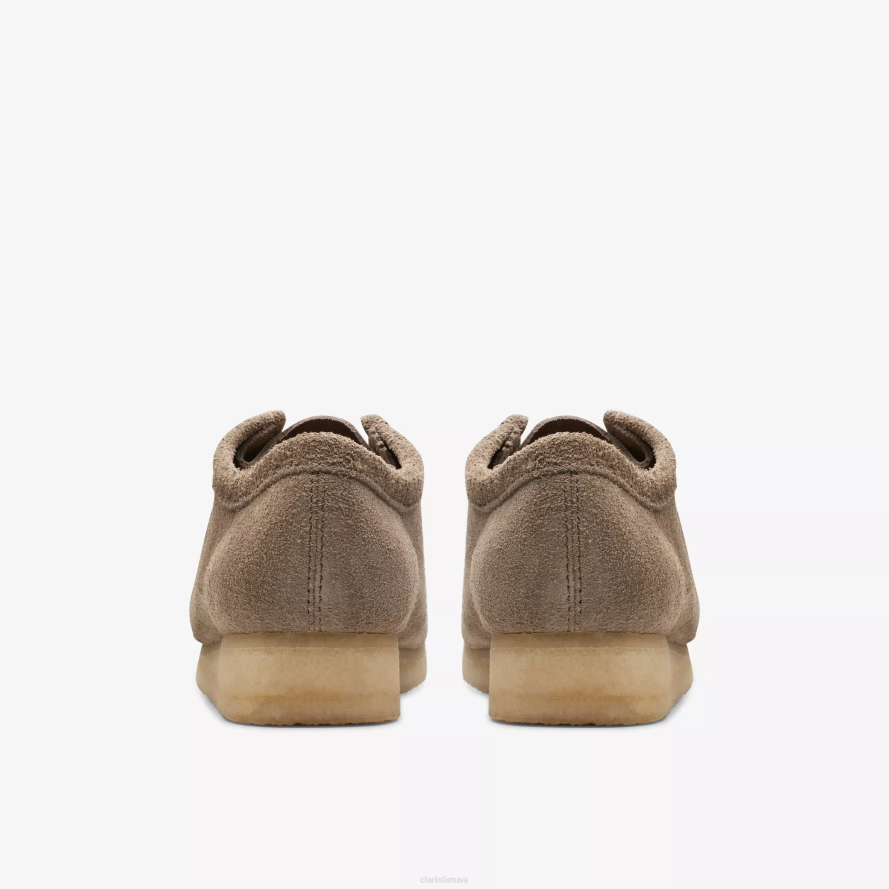 Clarks Wallabee H2XV683 tamsiai pilka zomša