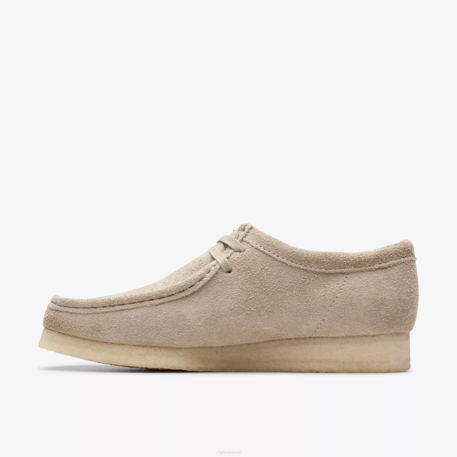 Clarks Wallabee H2XV684 šviesiai pilka zomša