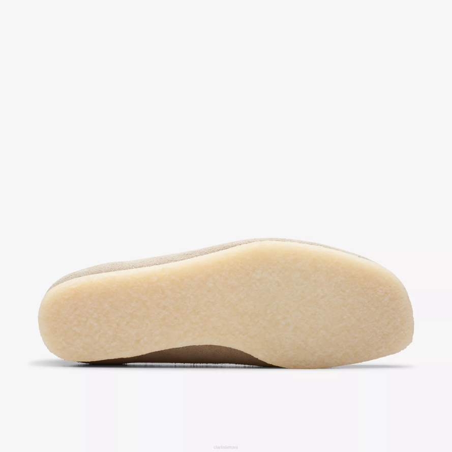 Clarks Wallabee H2XV684 šviesiai pilka zomša