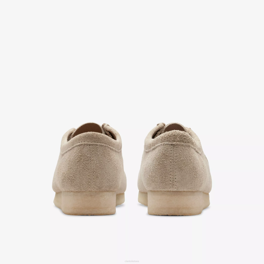 Clarks Wallabee H2XV684 šviesiai pilka zomša