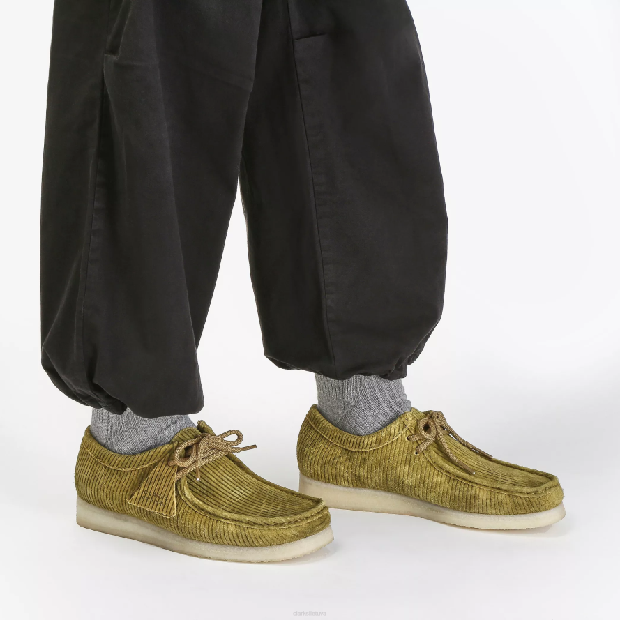 Clarks Wallabee H2XV689 vidurio žalia