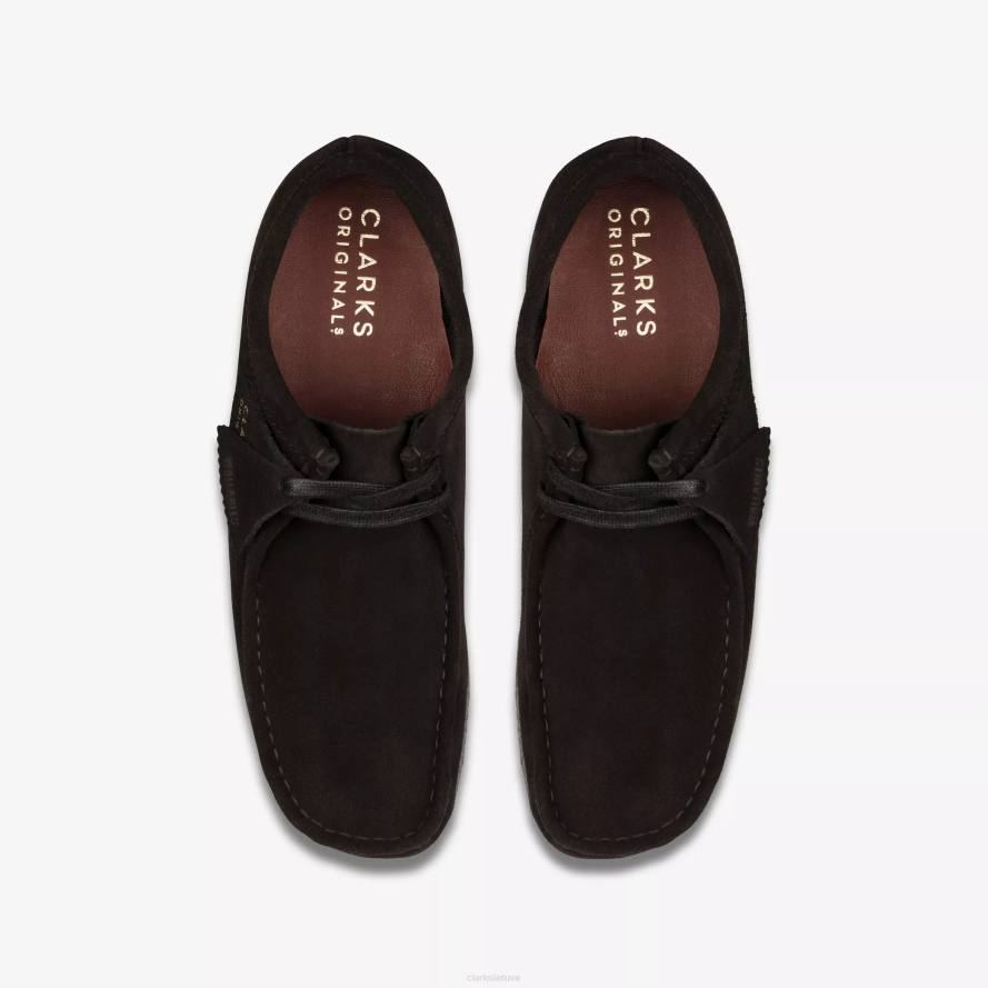 Clarks Wallabee H2XV694 juoda zomša