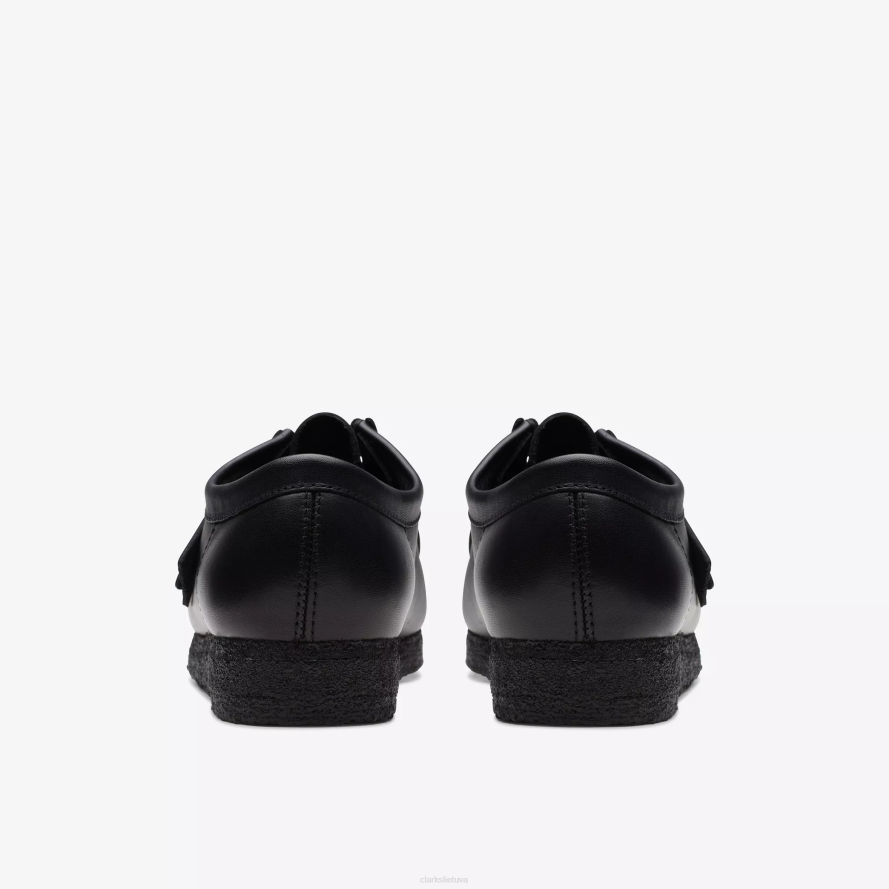 Clarks Wallabee H2XV695 juoda oda