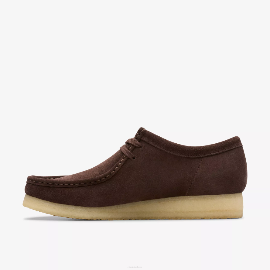 Clarks Wallabee H2XV696 tamsiai ruda zomša