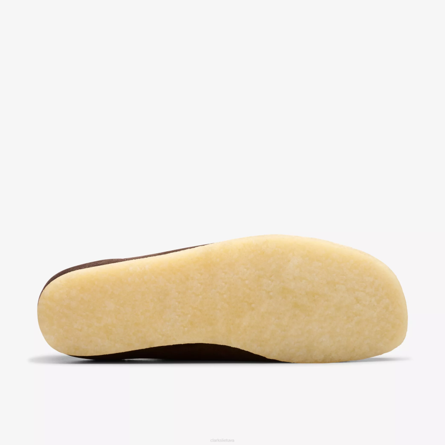 Clarks Wallabee H2XV696 tamsiai ruda zomša